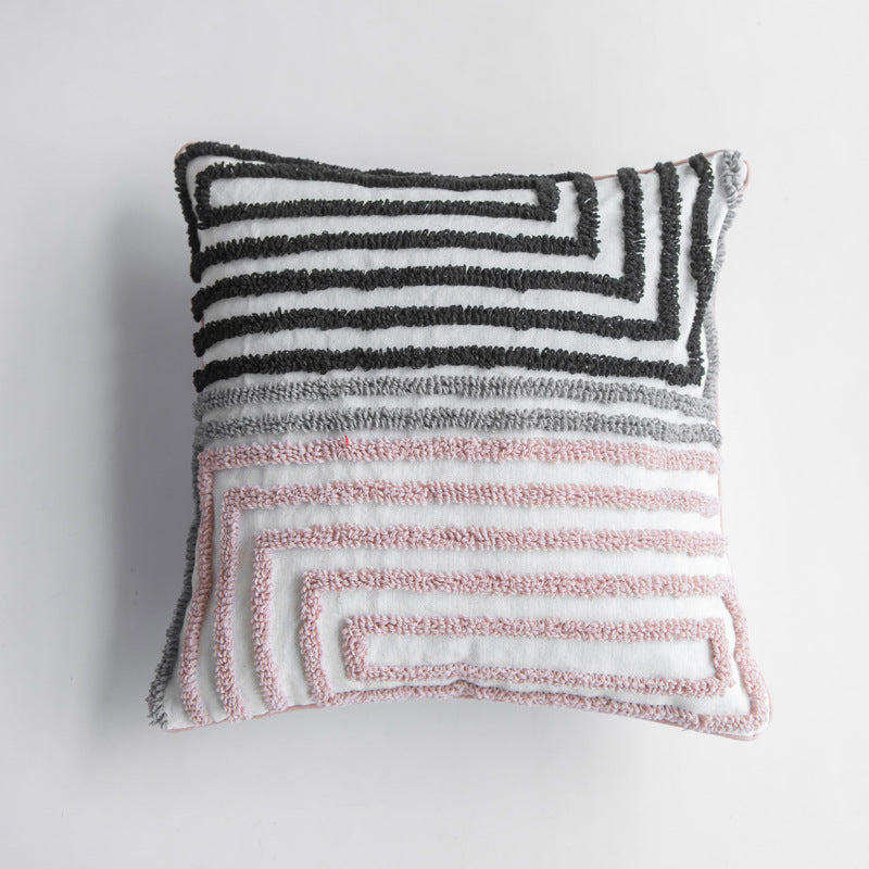 Modern Simple Loop Pile Pillowcase