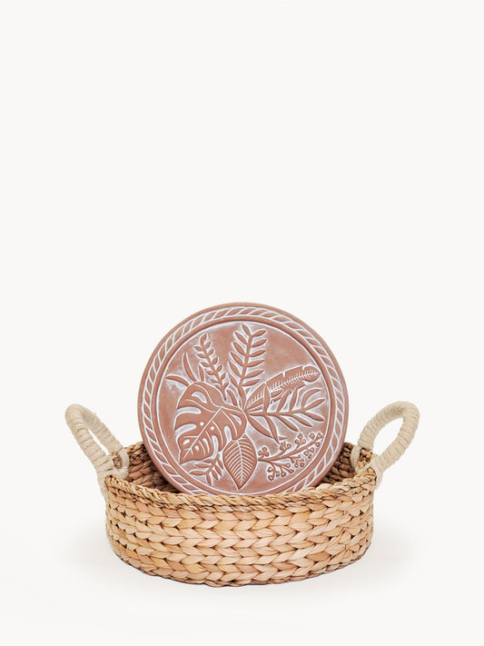 Bread Warmer & Basket - Plant Round