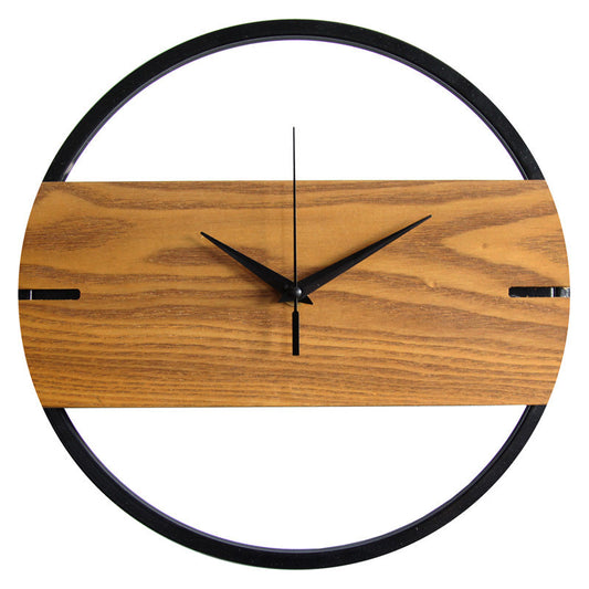 Wood Type Wall Clock Quartz