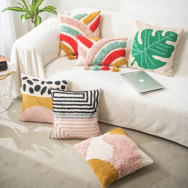 Modern Simple Loop Pile Pillowcase