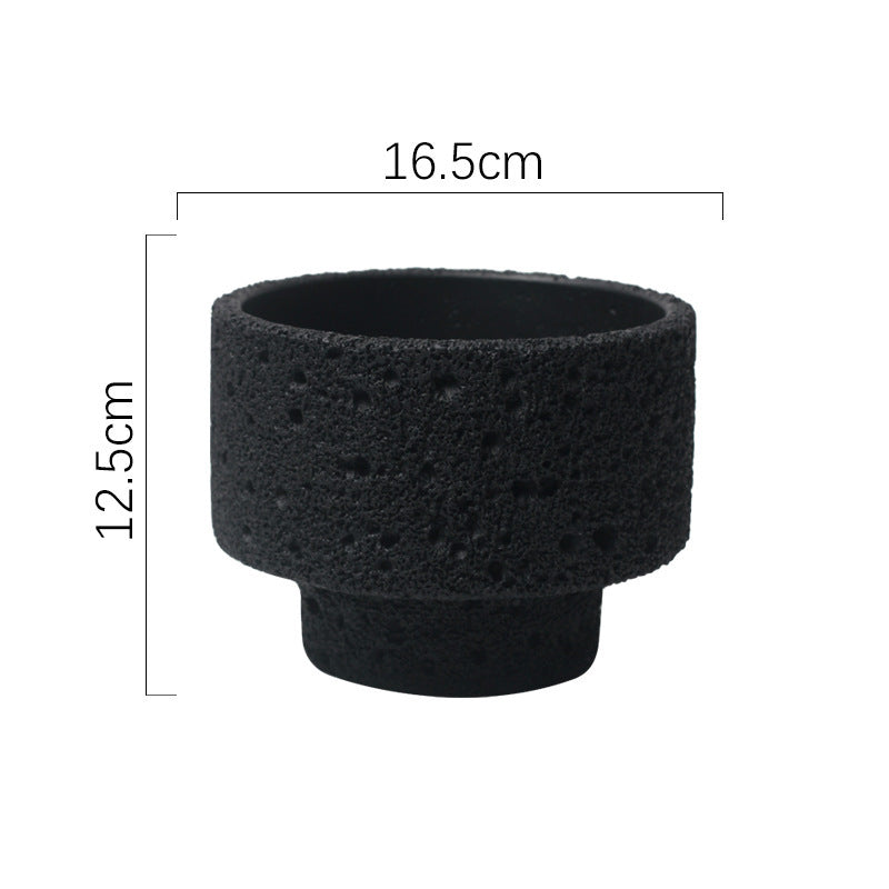 Northern European-style Cement Flower Pot Ceramic Matte