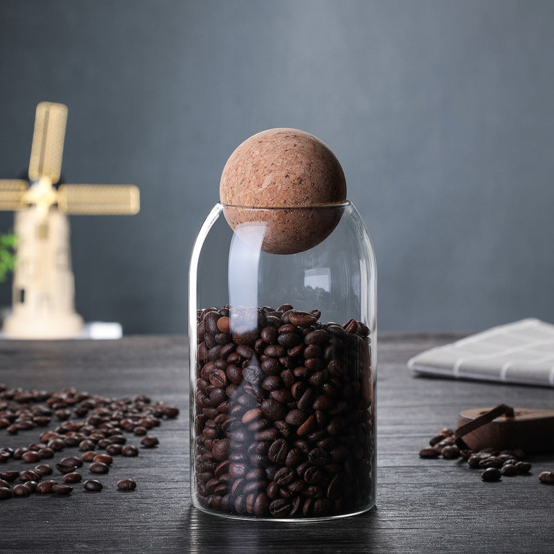 1 Set Storage Ball Glass Jar