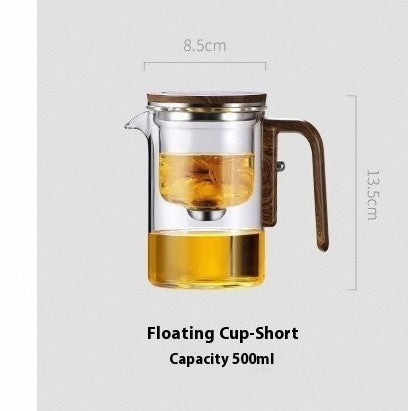 One Click Magnetic Glass Teapot