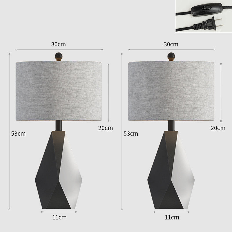 Geometric Bedside Lamp
