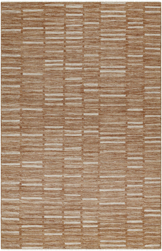 Sample Uheri Camel Checkered Area Rug-0
