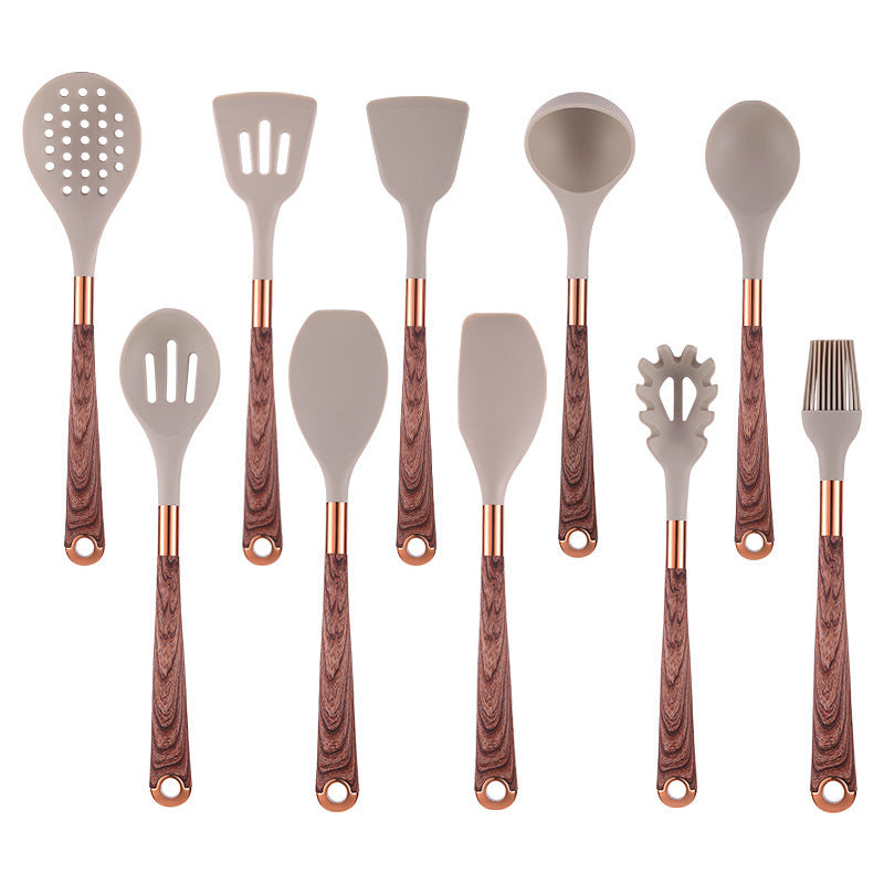 Silicone Kitchenware Set With Storage