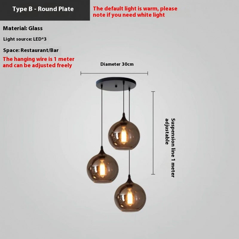 Personality Glass Lamp