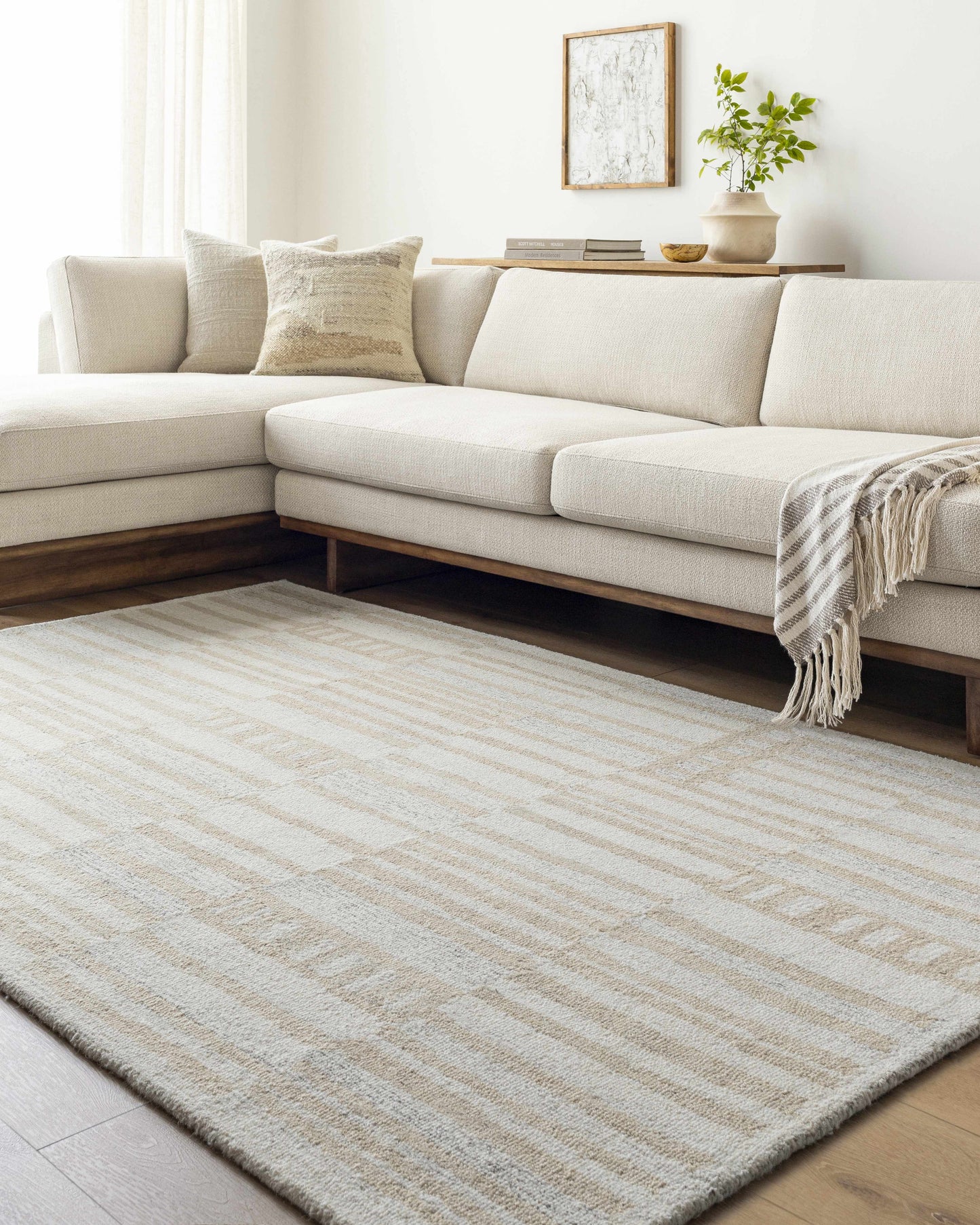 Shoji Modern Wool Rug-5